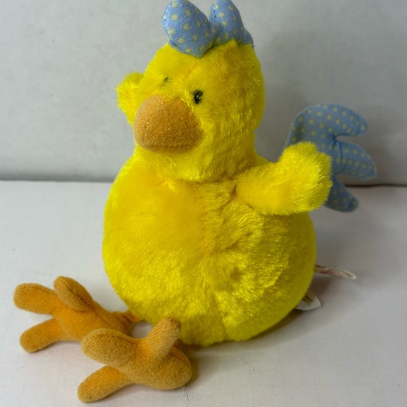 Ty Henley the Chicken and Fields Brown Rabbit Plush Lot Easter Stuffed Animals - Picture 2 of 8